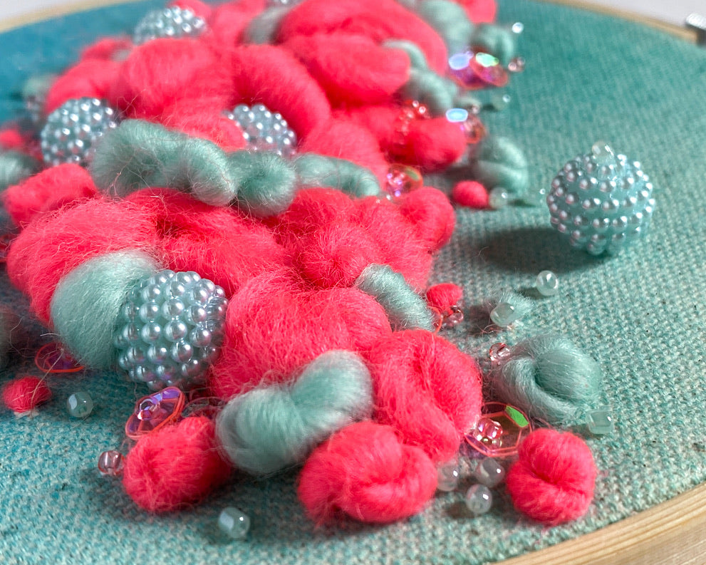 Cotton Candy Reef - Embroidery